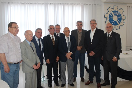 Ex-presidentes da Sergs que compareceram ao evento