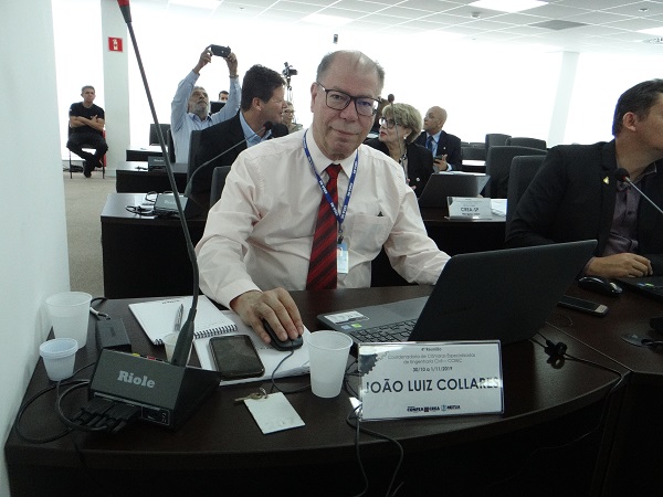 Conselheiro regional do CREA-RS Eng. Civil João Luis Collares Machado