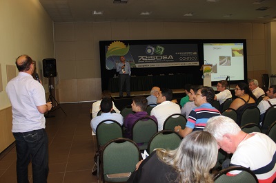 Do CREA-RS, Eng. Agr. Mauro Cirne, foi um dos profissionais que se manifestaram durante a palestra sobre transposição do Rio São Francisco 