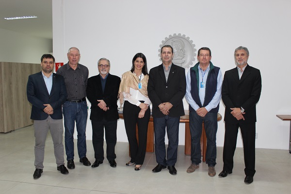 Da esq.: Pablo, Eliseu, Osni, Nanci, Melvis, Olindo e Gilmar