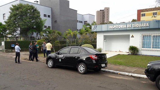Ainda nesta data, Melvis esteve reunido com os Inspetores de Taquara para tratar sobre reformas na Inspetoria e assuntos relacionados aos profissionais da região