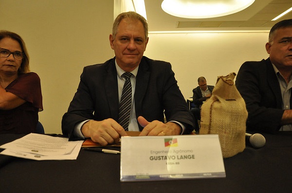 Eng. Agr. Gustavo Lange, vice-presidente no exercício da Presidência do CREA-RS