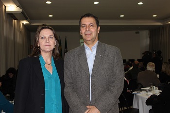Eng. Clarice acompanha Eng. Melvis no lançamento da maior feira da construção do sul do país