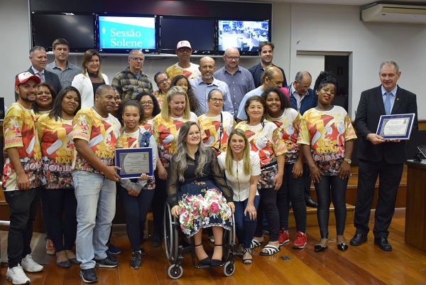 Na mesma noite, também foi homenageado o Grupo Natal Solidário, indicado Vereador Everton da Academia