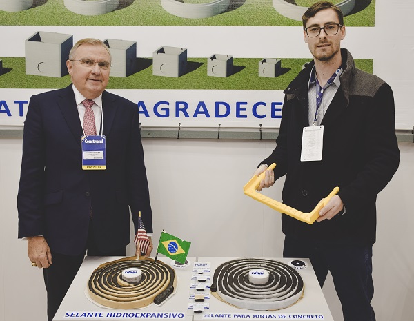 O norte-americano esteve na Construsul a convite da Torri Engenharia