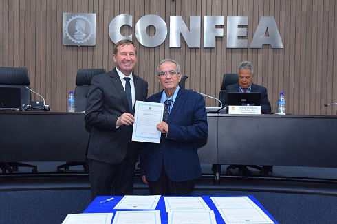 Conselheiro João Bosco de Andrade ao tomar posse como coordendor da Cais: união