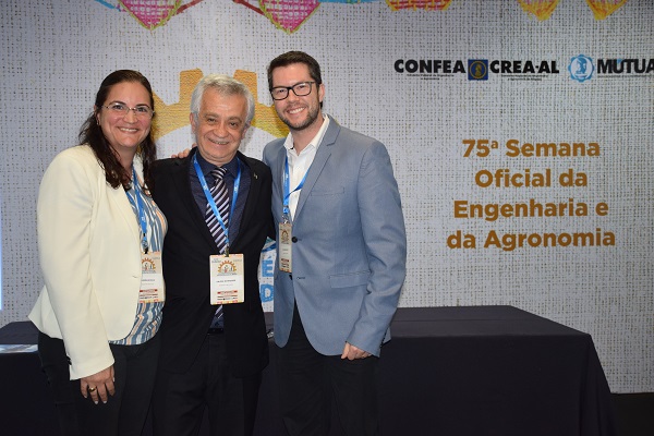 A Engenheira Andrea e os novos coordenadores do CDER nacional
