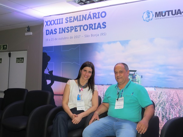 Eng. Nanci Walter e Eng. Eletricista Luís Henrique Nunes Motta