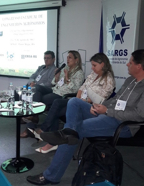 Eng. Eliana Silveira Collares, vice-presidente do CREA-RS e coordenadora do curso de Agronomia da Universidade da Região da Campanha (Urcamp) 