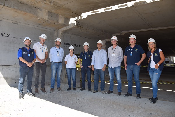 Fiscalização do CREA-RS percorreu os canteiros de obras e também áreas onde a construção já iniciou