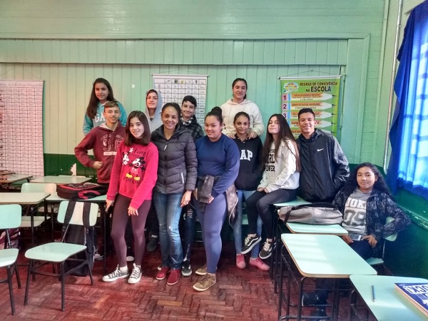 A ação se estendeu para a Escola Eduardo Vargas