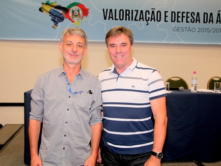 Eng. Civil Guilherme Toniolo e adjunto Eng. Civil Rogério Dorneles Severo
