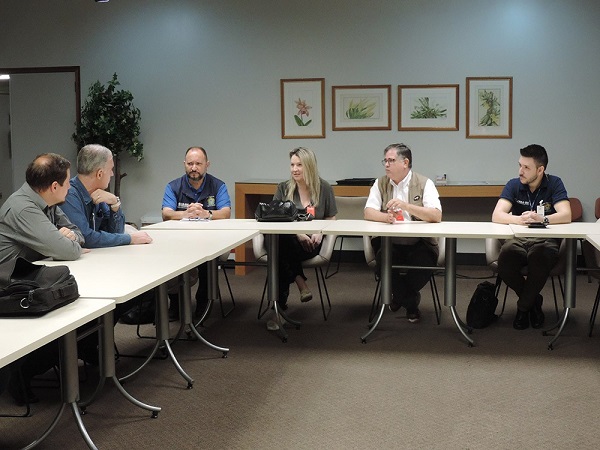 Reunião inicial com diretores da empresa
