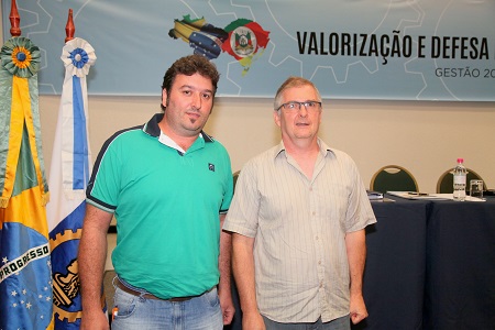 Eng. Civil Alberto Stochero e adjunto Eng. Agr. Alexandre Zillmer