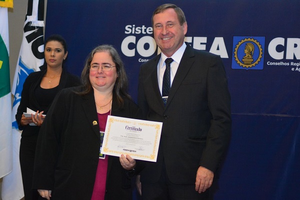 Engenheira Química Damaris Kirsch Pinheiro (CREA-RS) recebe sua homenagem 
