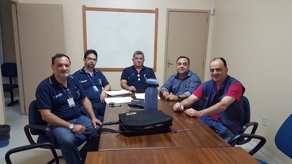 O inspetor chefe de São Borja, Eng. Civ e Seg. do Trabalho Fernando Brasil Aquino dos Santos, estava na abertura do PIF