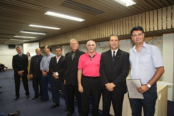 Conselheiros da Sergs recepcionados também pelo presidente da entidade, Eng. Civil Hilário Pires
