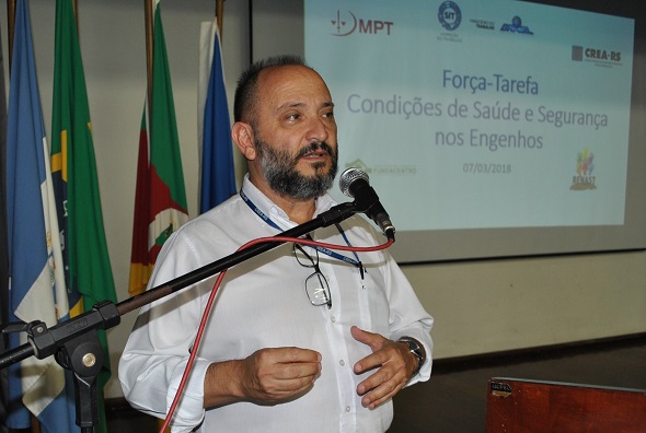 Eng. Marino reforçou a importância da contratação de empresas e profissionais habilitados para a execução de serviços técnicos