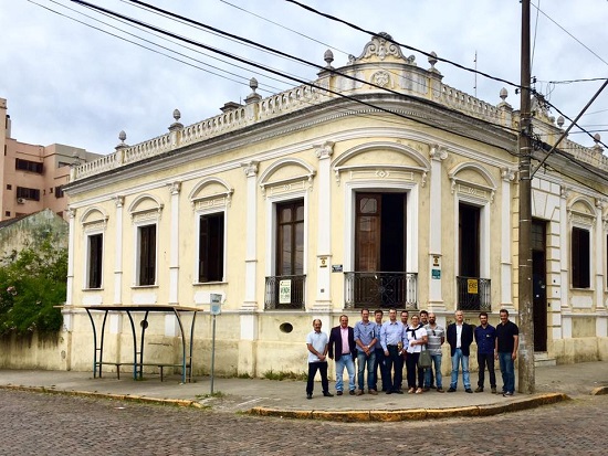 Visita à imóvel histórico para ser a nova sede da Inspetoria
