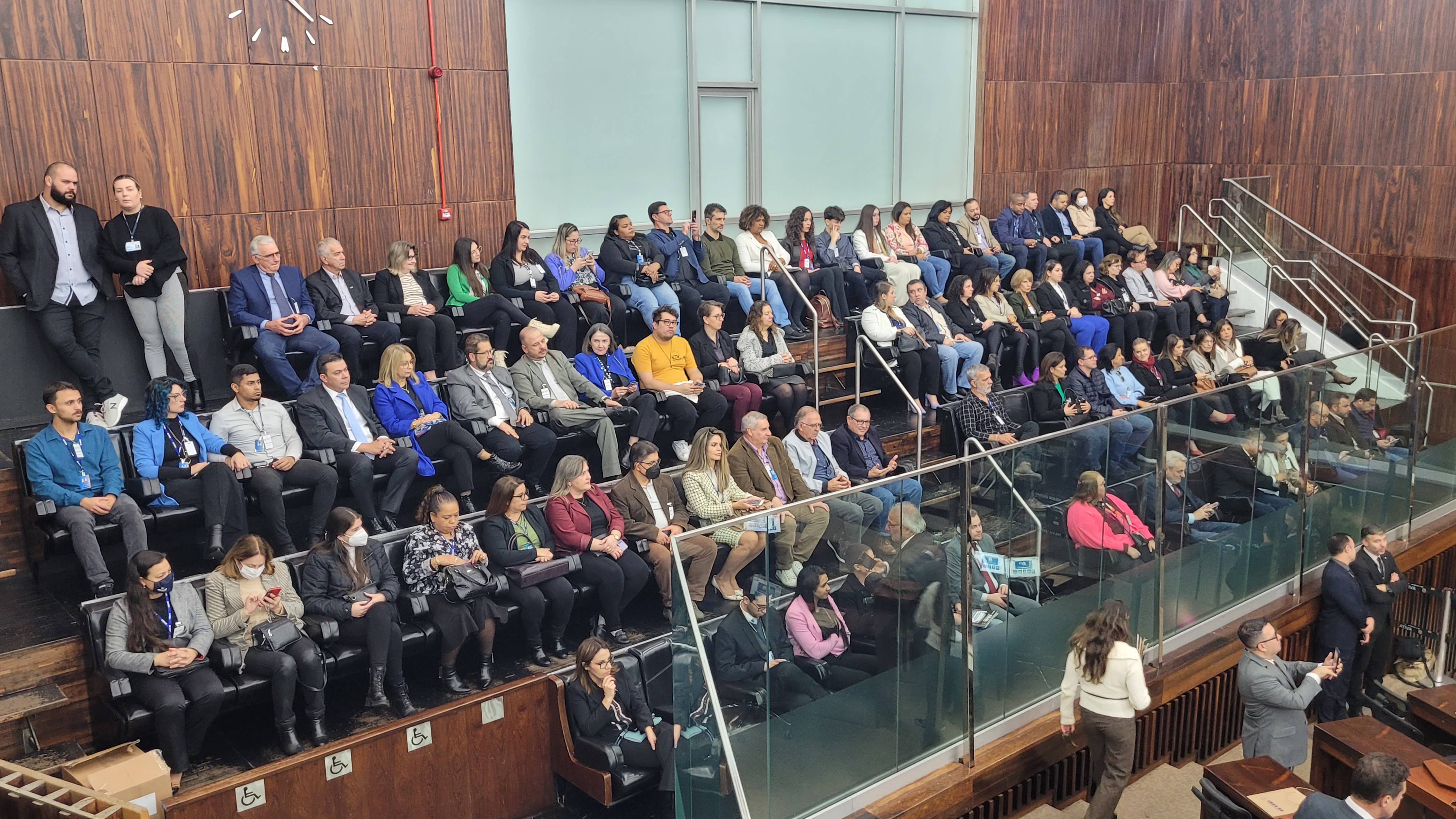Funcionários participaram do Grande Expediente