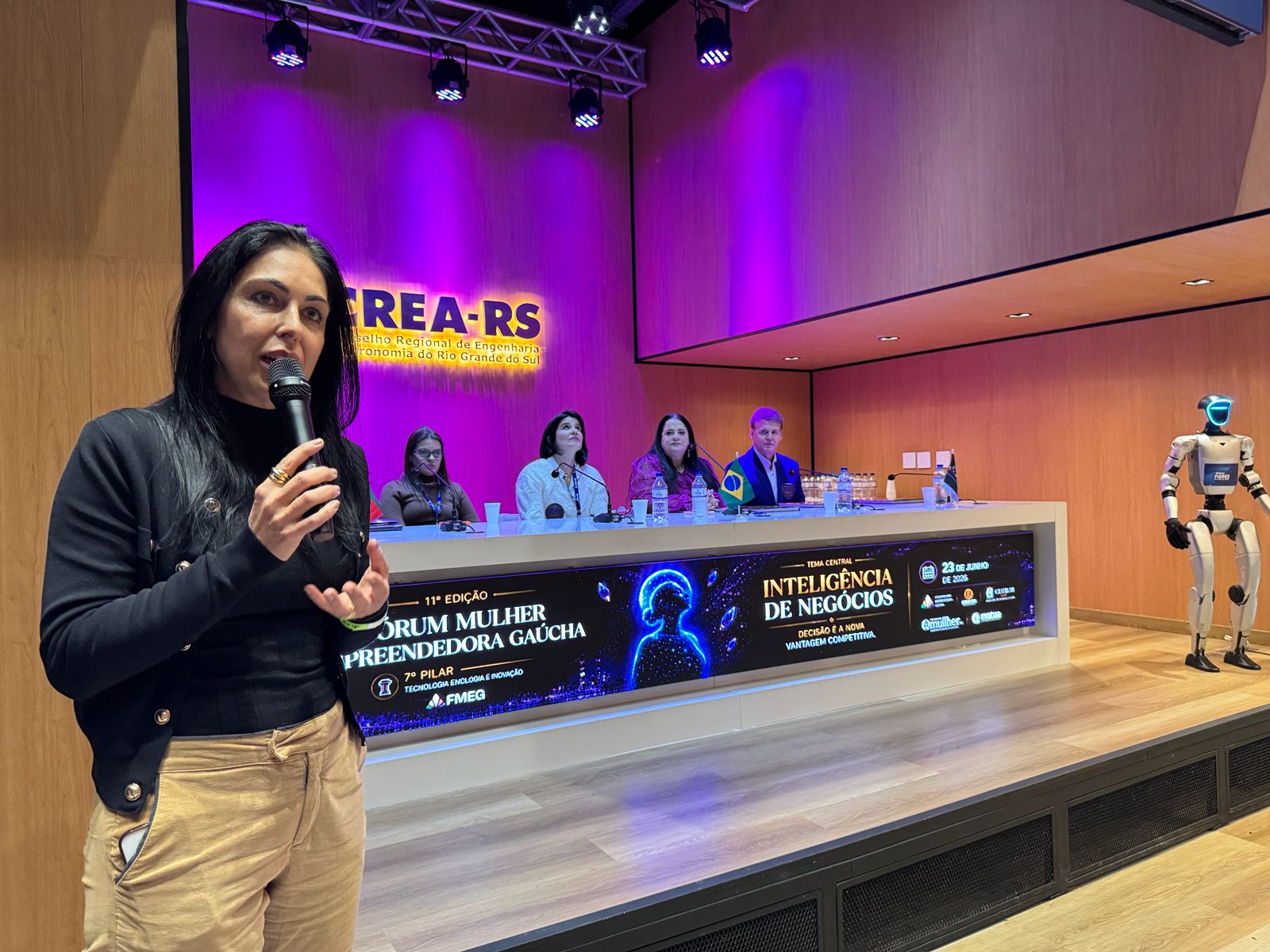 A presidente do Sindienergia, Eng. Civ. Daniela Cardeal