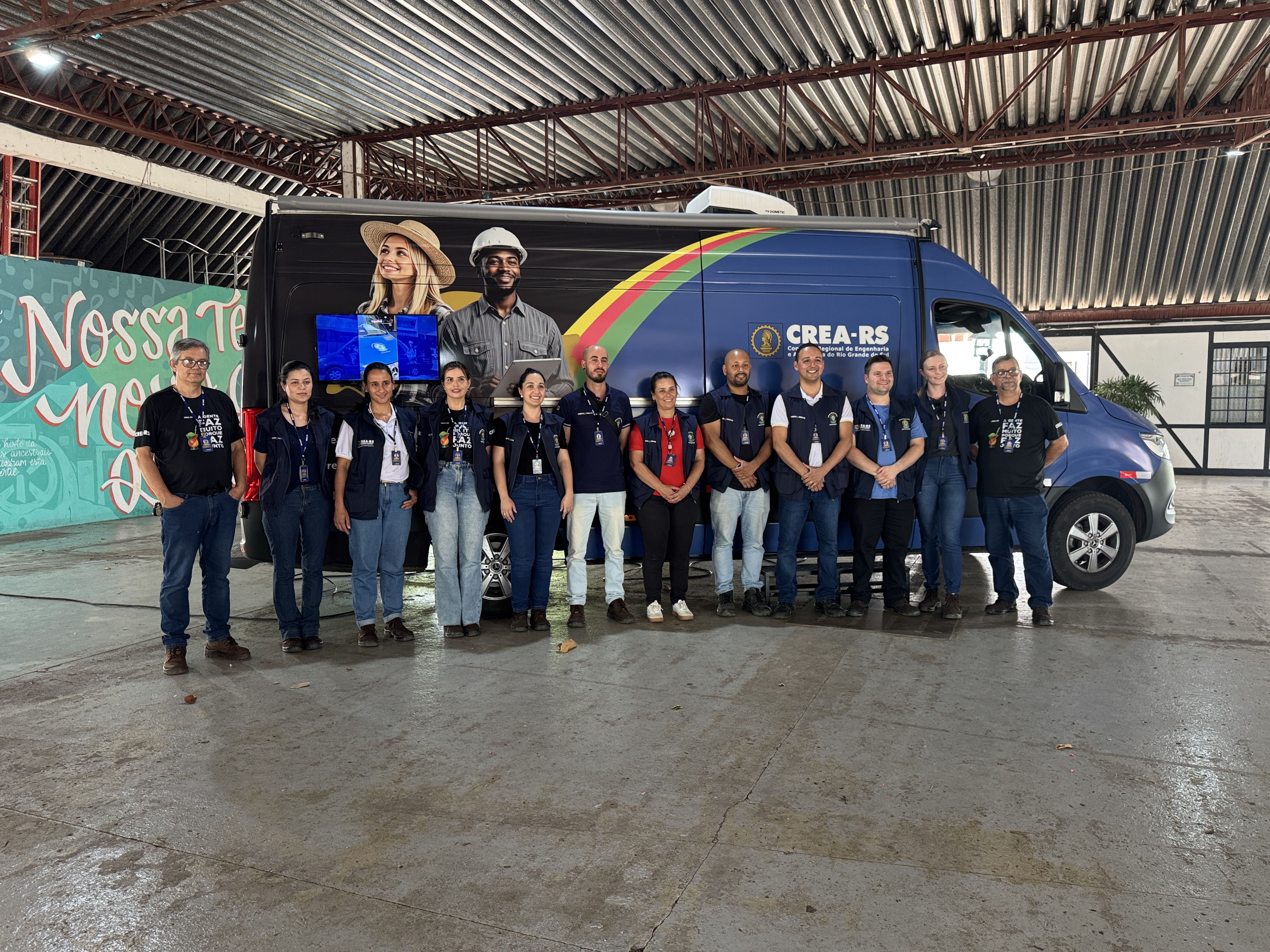 Agentes fiscais, supervisores e chefe de n&uacute;cleo