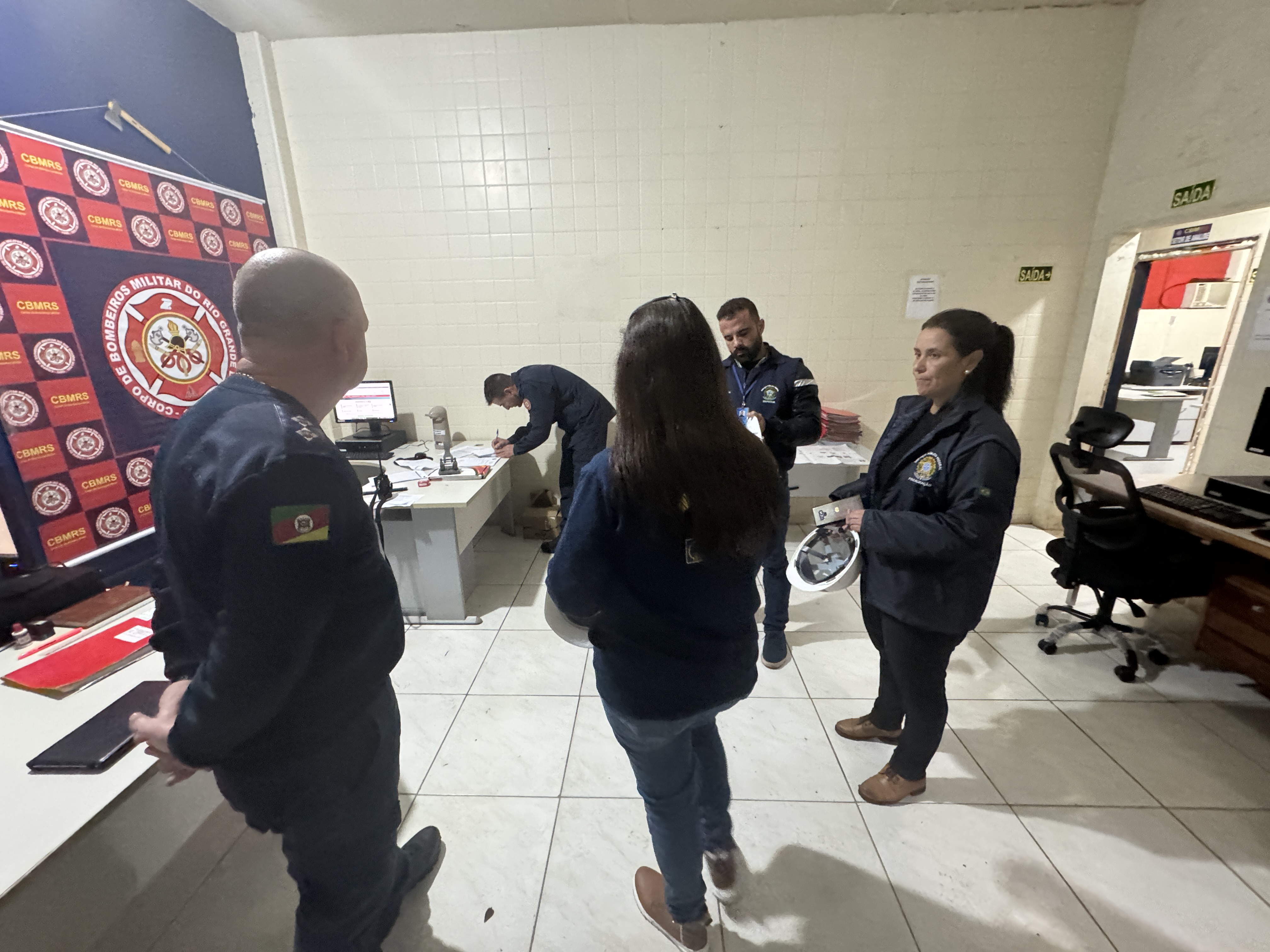 Parceria com o Corpo de Bombeiros