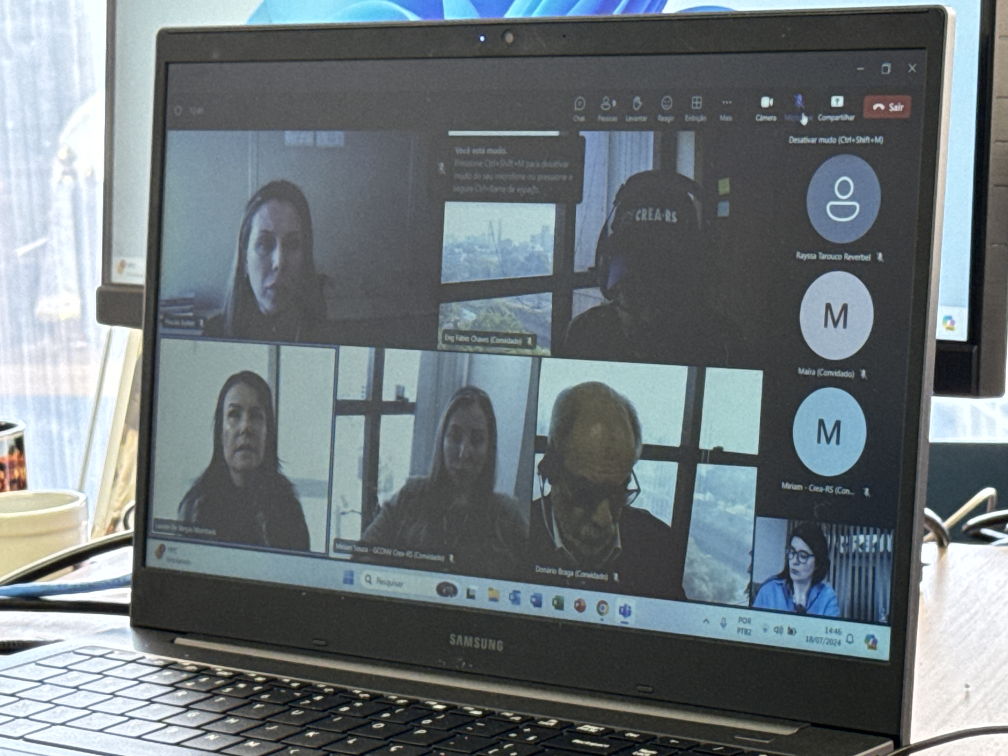 Durante a reunião, Lauren apresentou a reformulação do programa Avança Mulher Empreendedora 