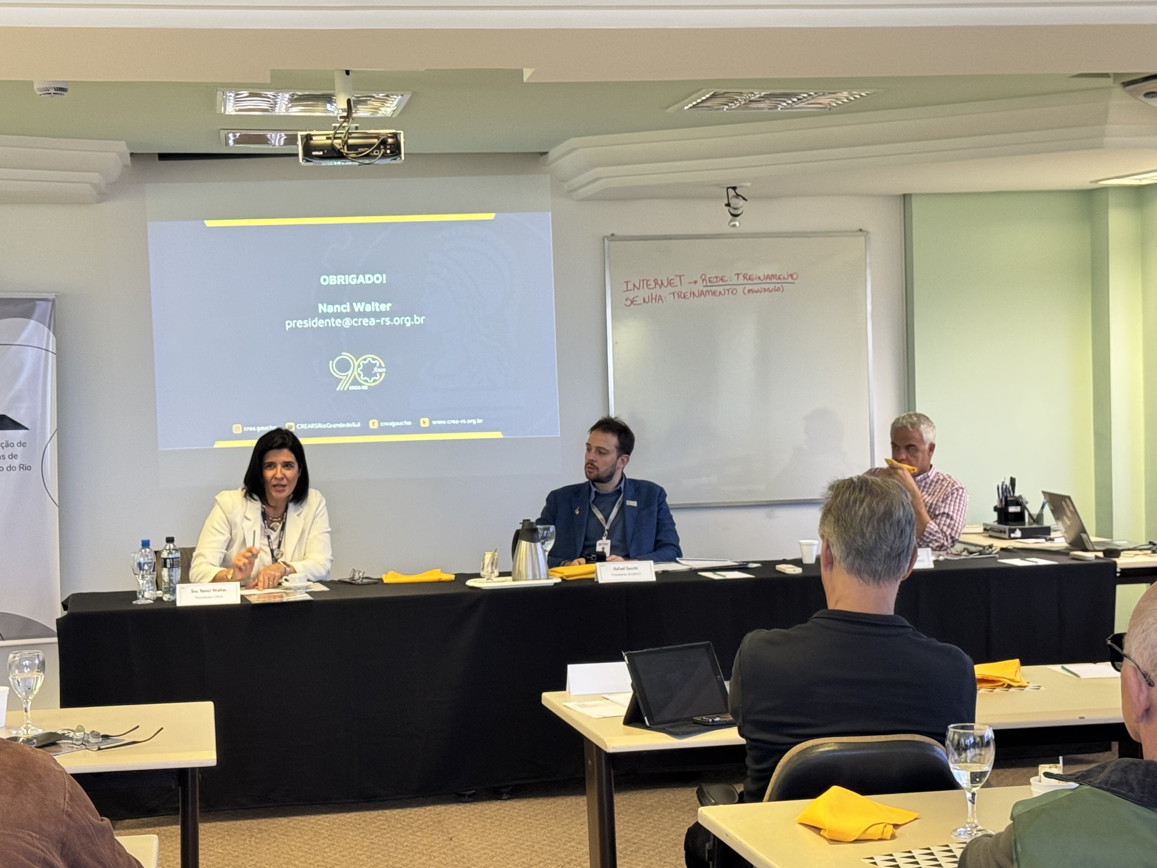 Presidente Eng. Nanci apresenta as ações em prol da jornada digital dentro do Conselho