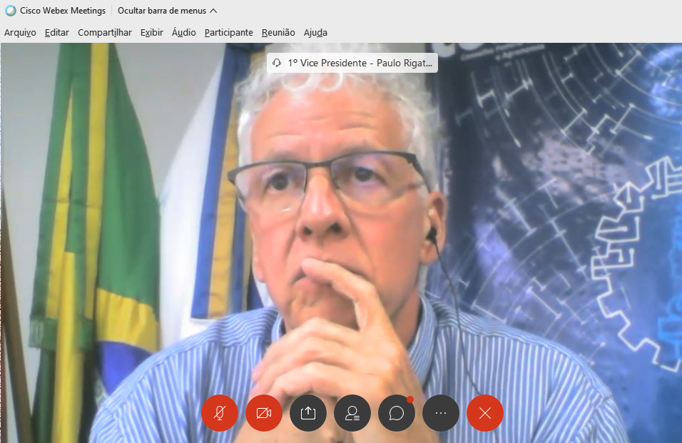 Eng. Agrônomo Paulo Rigatto, vice-presidente no exercício da Presidência