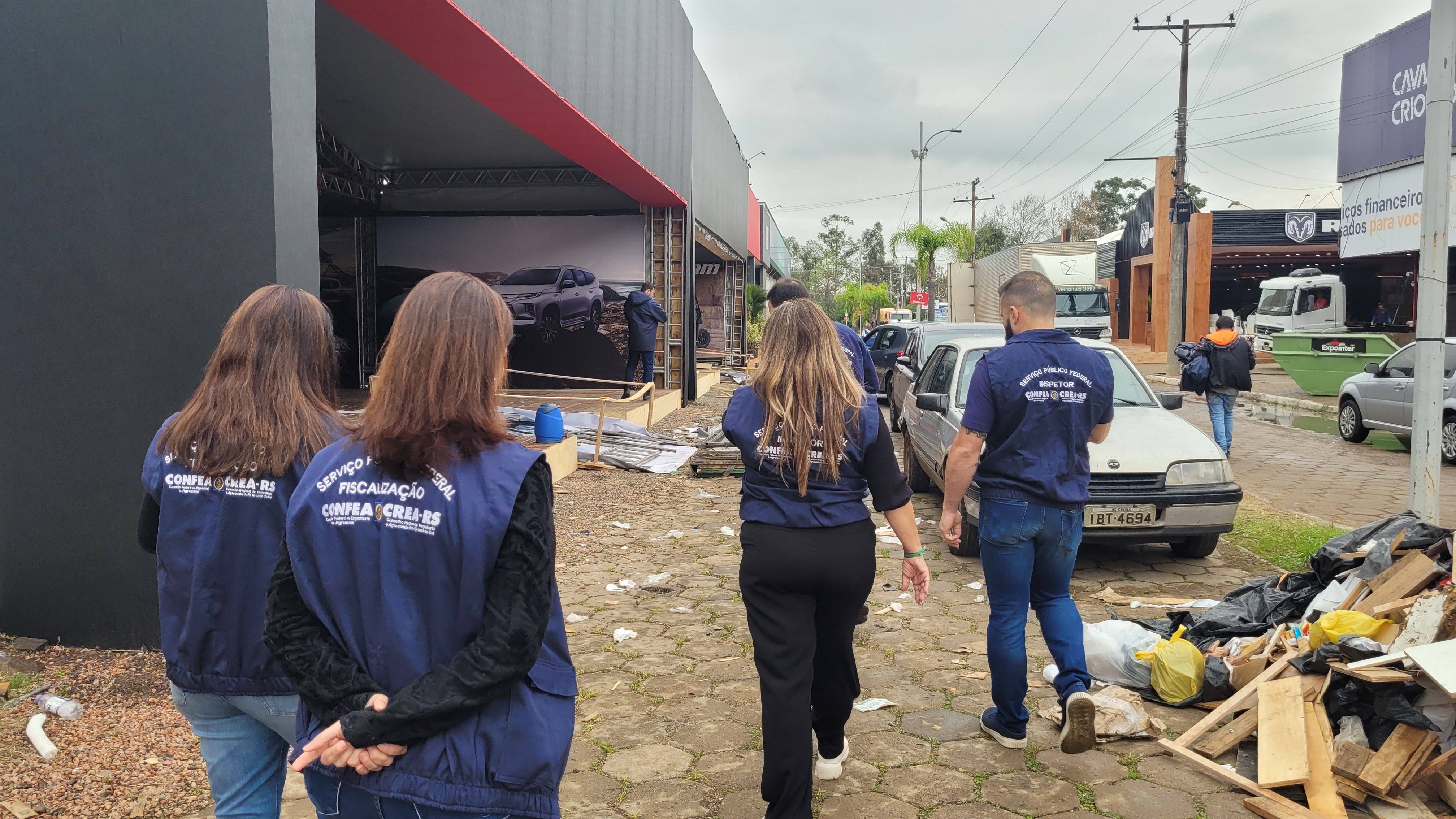 A ação foi acompanhada pelos inspetores de Esteio