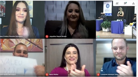 Eng. Nanci Walter participa da solenidade no modovirtual