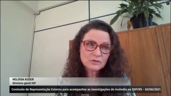 Diretora Geral do IGP, Heloisa Kuser, explicou que as informações dos laudos ainda não podem ser divulgadas