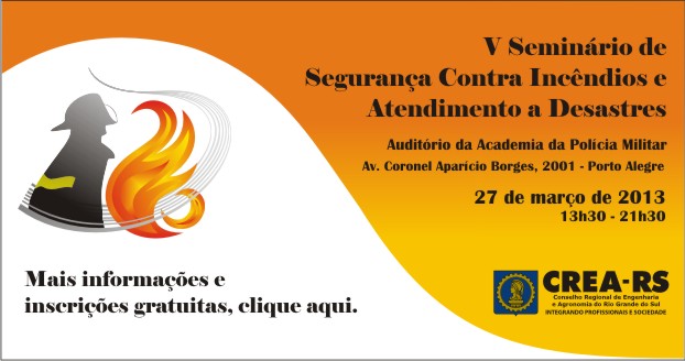 V Seminário de Segurança Contra Incêndios e Atendimento a Desastres