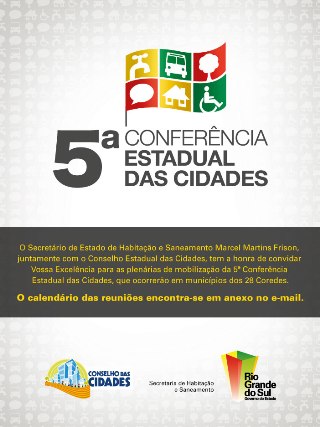 5ª Conferência Estadual das Cidades
