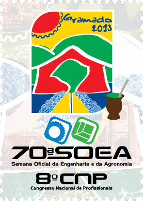 Selo e carimbo oficial da 70ª SOEA