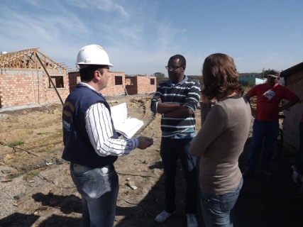 CREA-RS fiscaliza obras no Complexo Habitacional São José em Butiá