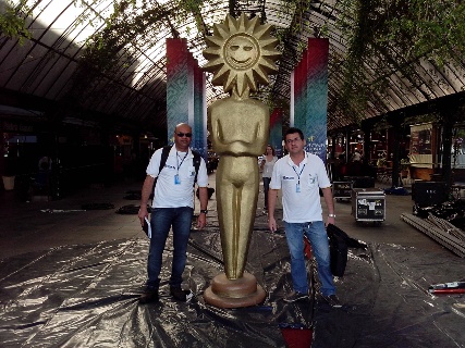 CREA-RS fiscaliza estruturas montadas para Festival de Cinema de Gramado