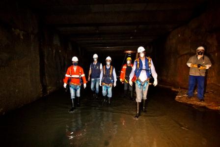 CREA-RS fiscaliza obras de reparo do Conduto Forçado Álvaro Chaves