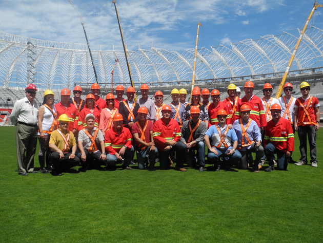 CREA-RS visita as obras do Beira-Rio