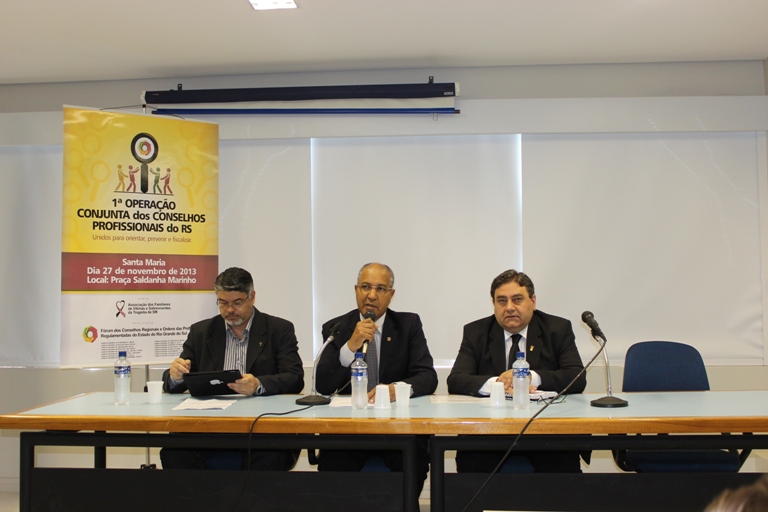Força-tarefa dos Conselhos Profissionais ocorre em Santa Maria