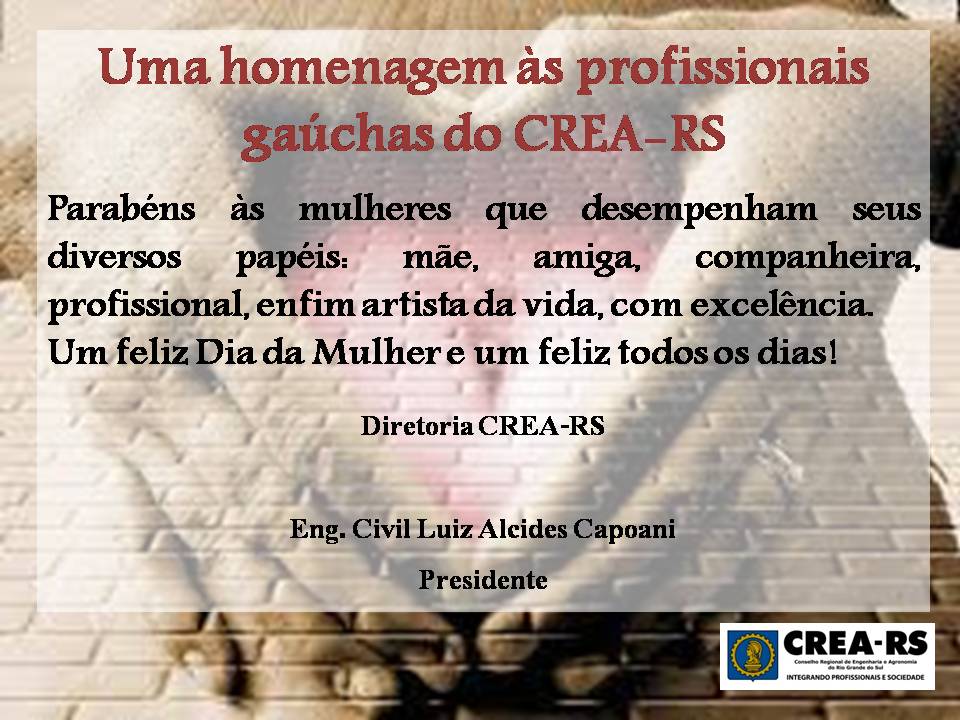 CREA-RS homenageia as mulheres profissionais gaúchas
