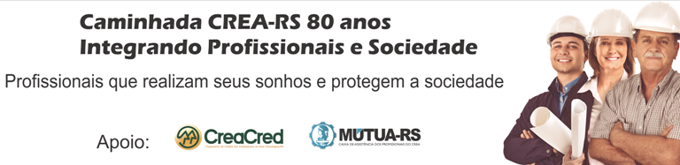 Caminhada CREA-RS 80 anos – Integrando Profissionais e Sociedade