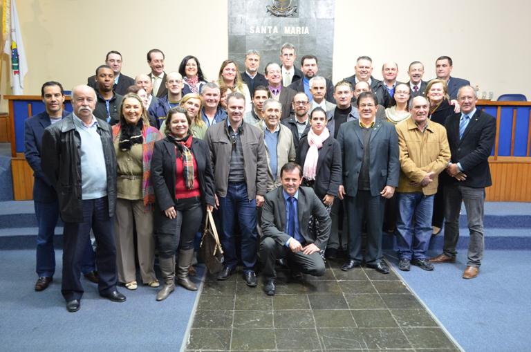 Vereadores de Santa Maria também prestam suas homenagens ao CREA-RS