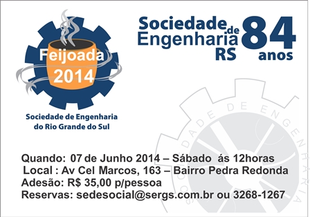 Sergs promove feijoada em comemoração aos 85 anos
