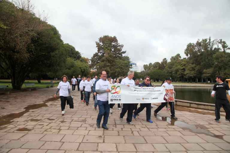 Caminhada CREA-RS 80 anos – Integrando Profissionais e Sociedade