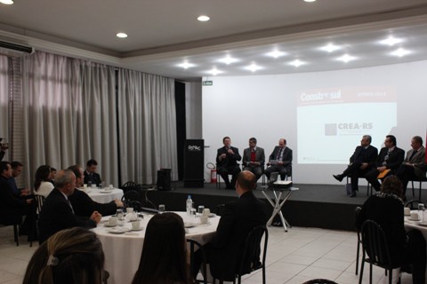 Presidente Eng. Capoani participa do lançamento da Construsul 2014