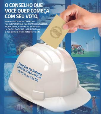 Eleições Sistema Confea/Crea e Mútua em novembro