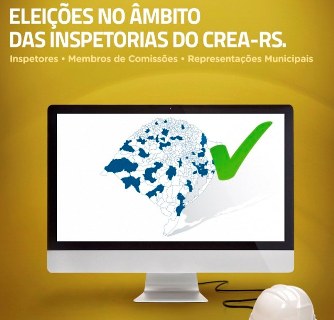 Profissionais podem escolher representantes do CREA-RS no interior e na Capital