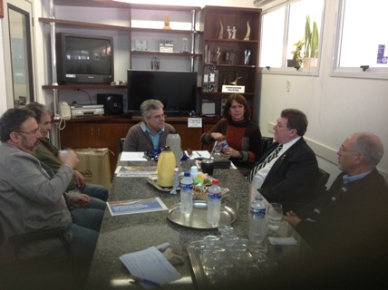 Sinduscon Pelotas recebe visita do Eng. Capoani